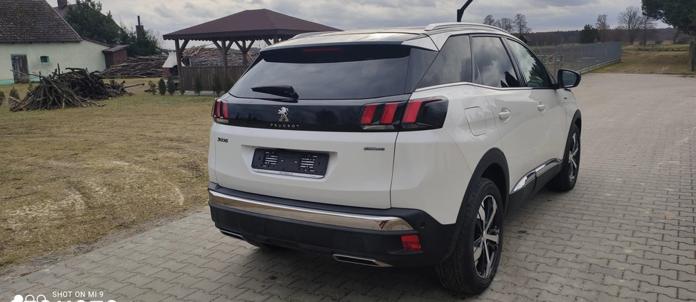 Peugeot 3008 cena 83900 przebieg: 54000, rok produkcji 2019 z Września małe 172